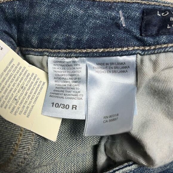 Lucky Brand Womens Size 10 30 Low Rise Boot Cut Jeans Blue Denim Medium Wash NWT - Picture 4 of 9